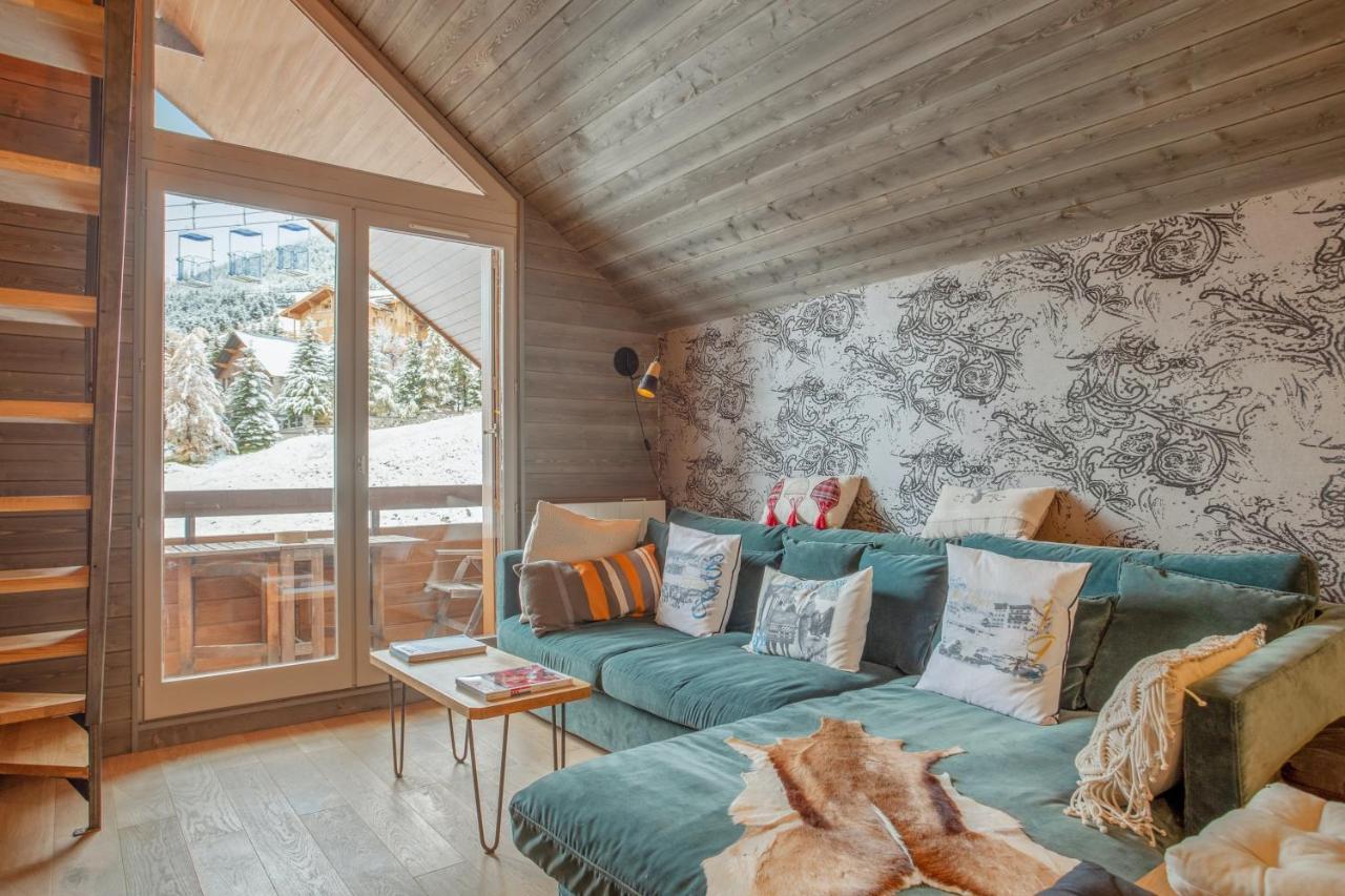 Appartement Spacieux L'Alpe D'Huez, Balcon Exterior foto
